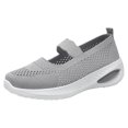 thumbnail image 2 of Willtoo Orthopedic Dress Shoes for Women Arch Support Non Slip Slip on Work Shoes Wide Knitted Mesh Stretch Server Shoes Soft 2026 New Foam Shoes, 2 of 6