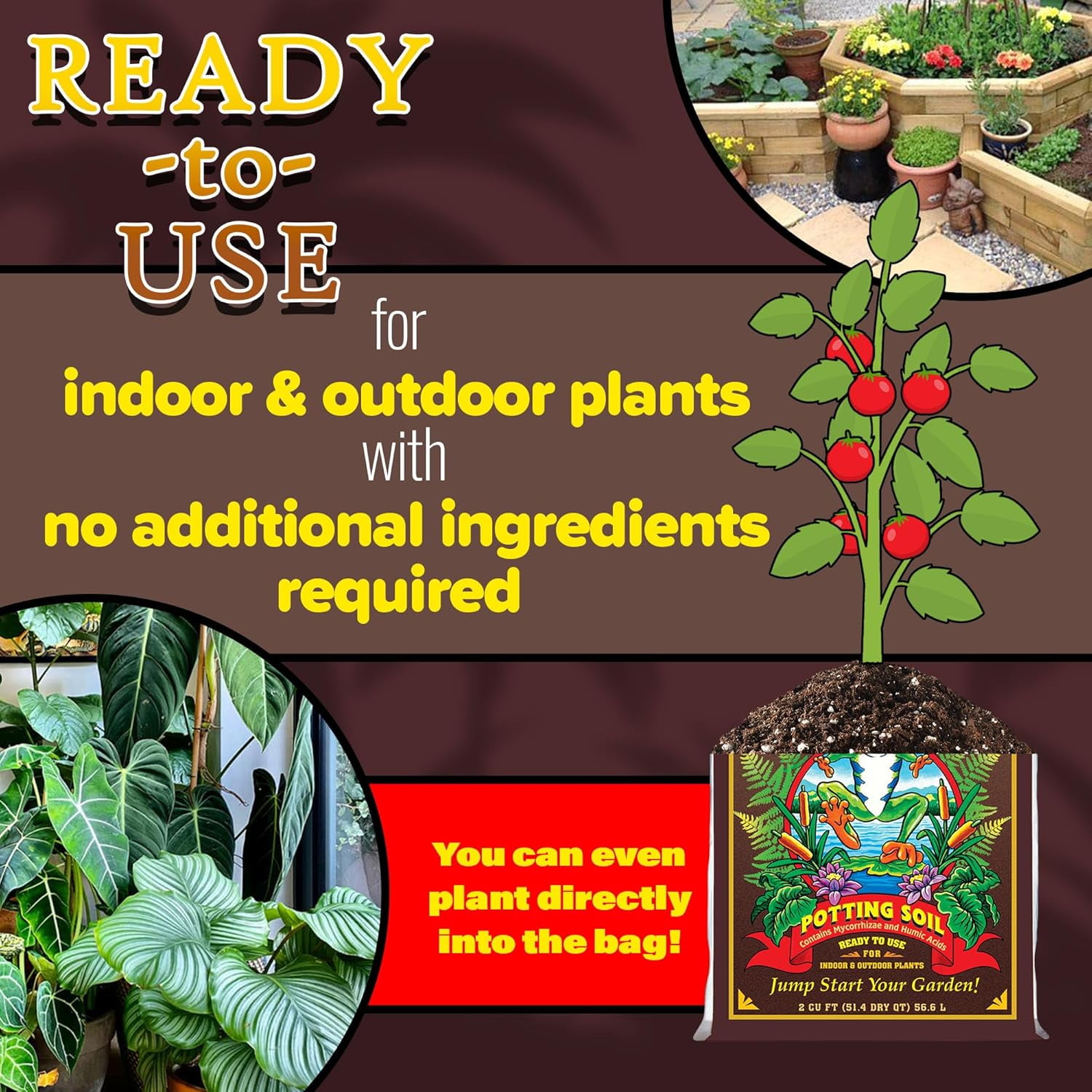 Happy Frog Potting soil, 2 cubic feet - suitable for indoor/outdoor potted plants