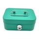 Cash Box with Lock Case with Top Handle Portable Souvenir Box Treasure Chest Green - image 5 of 8
