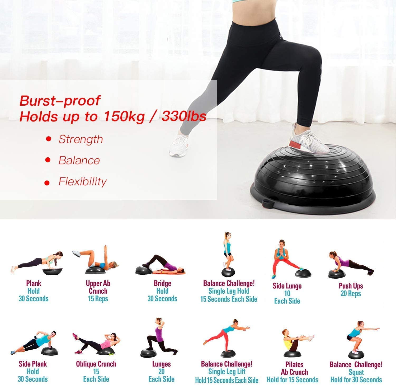 Exercise half ball walmart sales