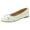 White, variant on Sngxgn Women's Ballet Flats Slip On Flats Shoes Casual Dress Shoes Ballet Flat(Pink,40)
