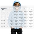 thumbnail image 3 of JZEJING Boys Raincoat Lightweight Long Sleeve Hooded Windproof Rain Jacket Solid Color Waterproof Windbreaker with Pocket Size 4-15, 3 of 9