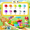 thumbnail image 3 of Bloques Magneticos TikTiles TKSMC-65 Cubos Sensoriales STEM 65 Piezas con Bolsa, 3 of 5