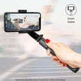 thumbnail image 2 of Stand and Mount, BoxWave [Universal Gimble SelfiePod] Selfie Stick Extendable Video Gimble Stabilizer for Smartphones and Tablets - Jet Black, 2 of 9