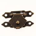 thumbnail image 4 of 12pcs Hinges, Latch Hasp Jewelry Box, Mini with Screws , Brown, 4 of 8