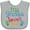 AC-Heather Grey, variant on Inktastic Grandpa Loves Me Boys or Girls Baby Bib