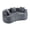 Grey / Foam, variant on Crescent-shaped sofa, modern low-back design with deep, Gray / Foam