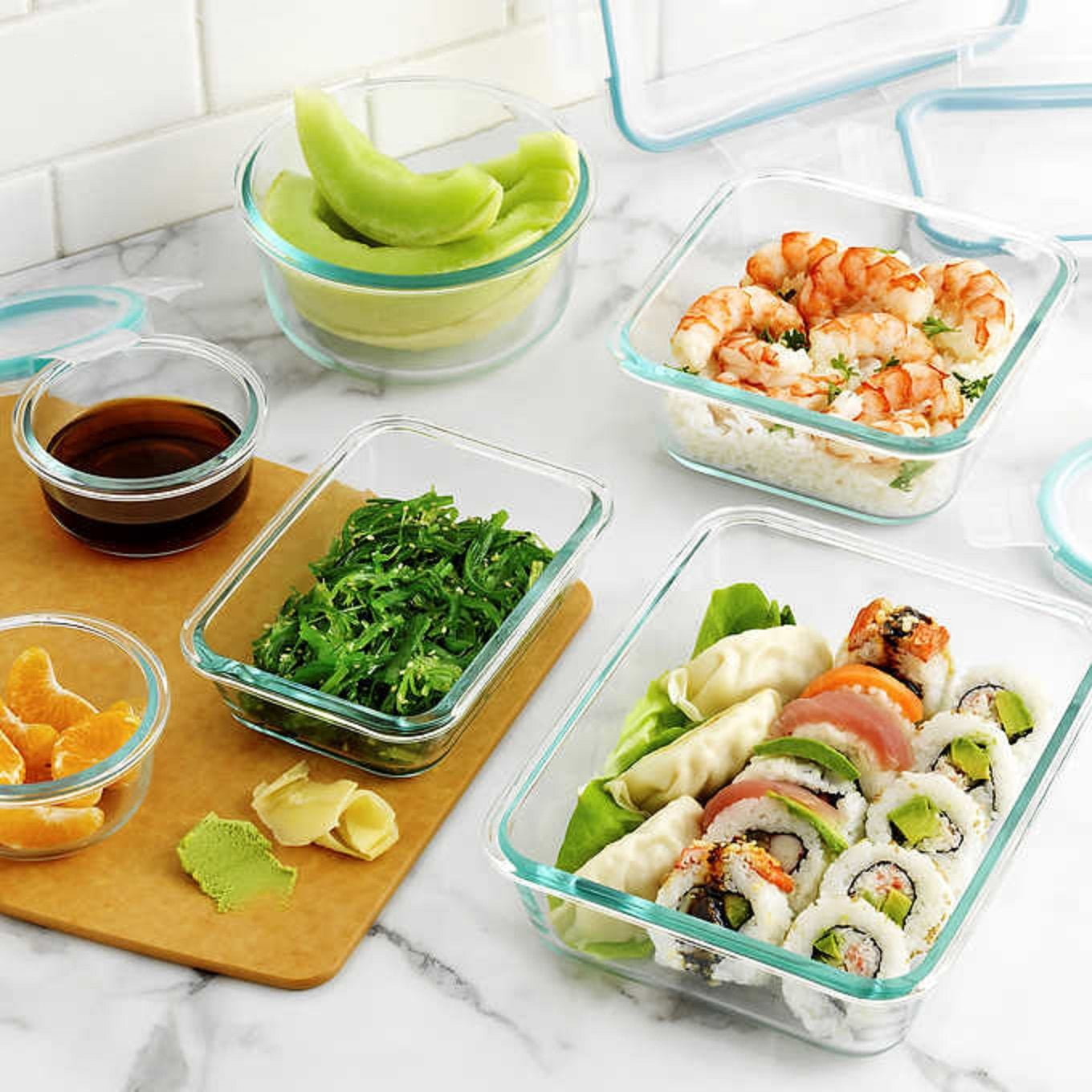 snapwarestorage 18-piece Pyrex food storage containers are $5 off through  12/24! 🙌🏼 Such a good deal! ($19.99 through 12/24)