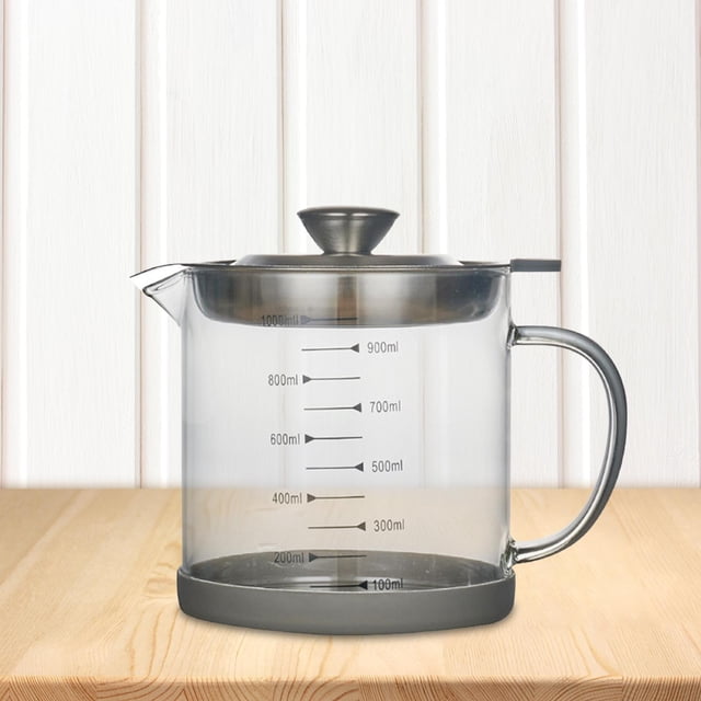 Botella de aceite grande perfecl vidrio de borosilicato Dispensador de aceite y vinagre 1000ML