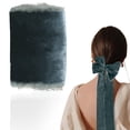 thumbnail image 3 of Velvet Ribbon, Handmade Frayed Tear Edge Velvet Ribbon, Christmas Ribbon for Gift Wrapping, Tree Ornaments, Wreath, Bows and Crafts, Velvet Ribbon for Bouquets, Wedding Card Tying ,Z2-Light Ashy, 3 of 4