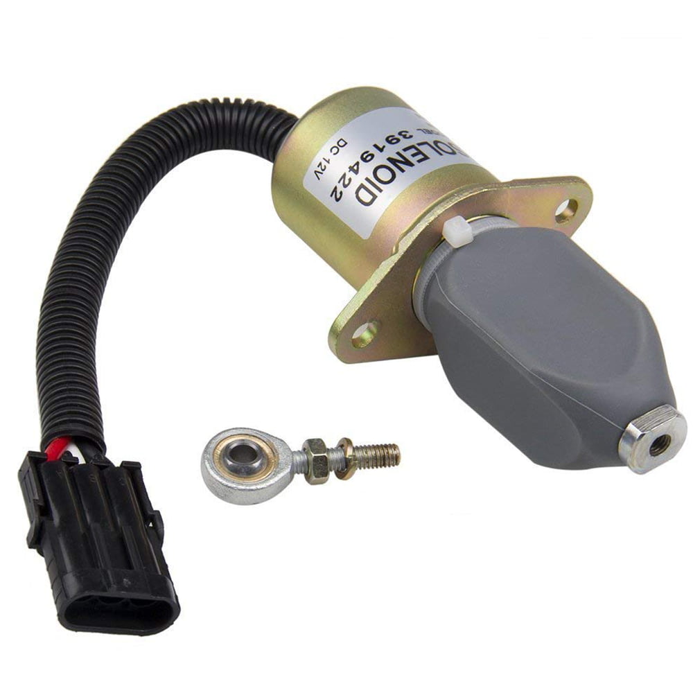 Replacement 12V Fuel Shut Off Solenoid 3" For 5.9L or 8.3L Cummins Cummins 8.3 Fuel Shut Off Solenoid Location