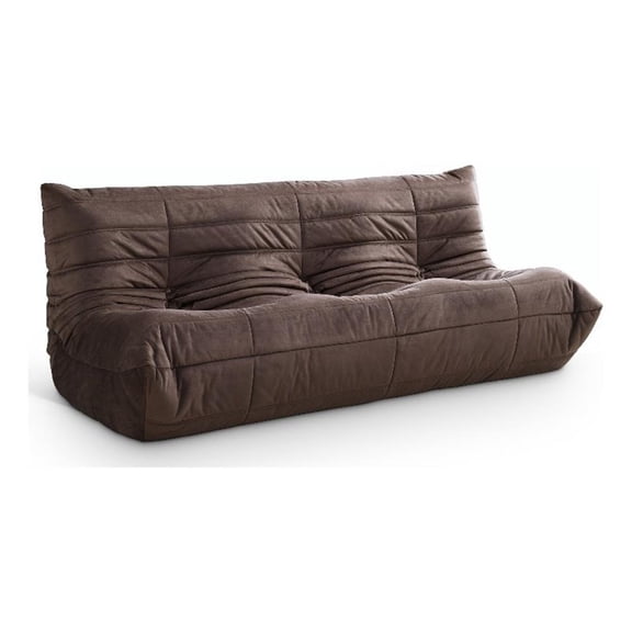 Meridian Furniture Relax 77.75" Brown Velvet Upholstered Sofa