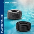 thumbnail image 4 of 2 in. I.D. x 50 ft. Multi-Use Pond Black Kink Free, Corrugated, Flexible PVC Tubing, 4 of 10