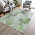 thumbnail image 6 of Dalyn Rugs Machine Washable Indoor/Outdoor Chantille Green 8' x 10' Rug, 6 of 9