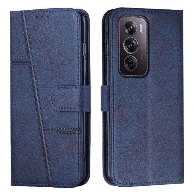 Funda Flip para FOXDOCK OPPO Reno 12 Pro 5G – Carcasa delgada y resistente a impactos con soporte para uso diario y profesional