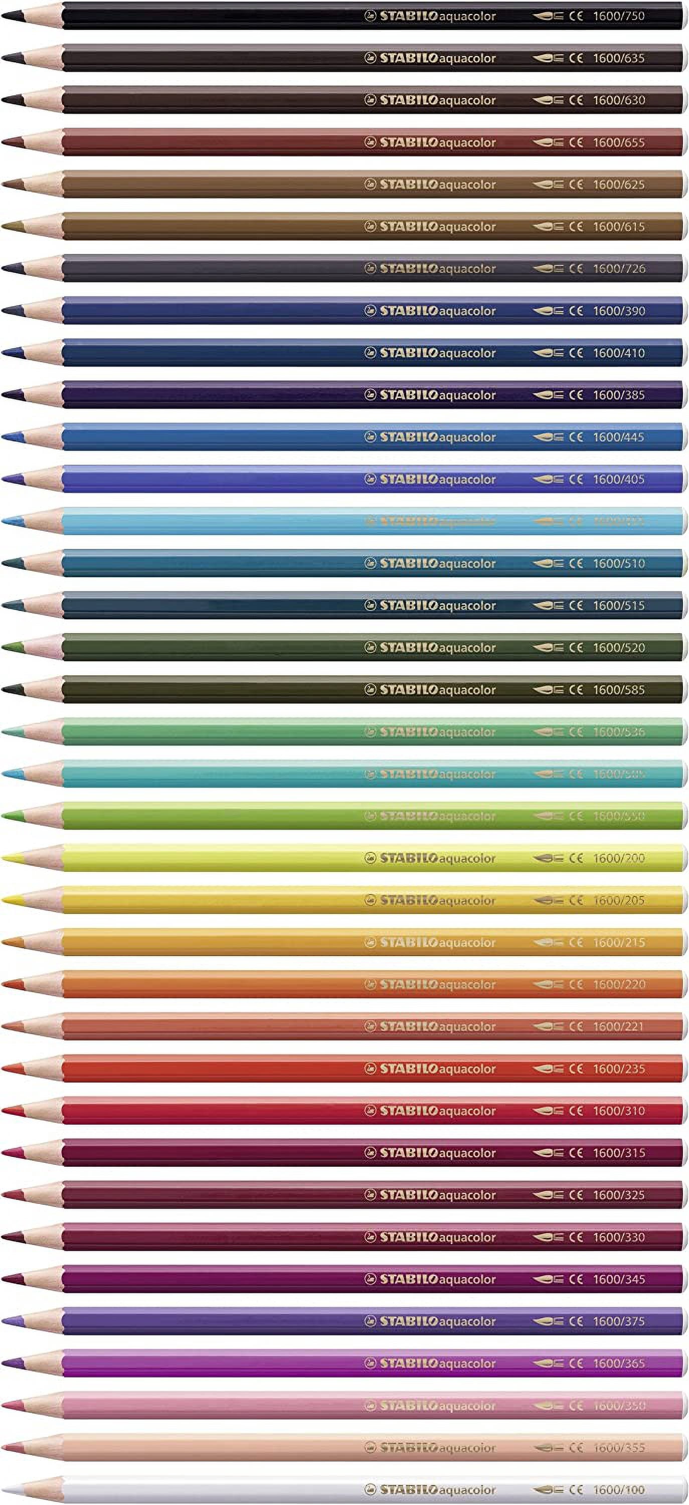 Stabilo Watercolor Pencils Aqua Color 12 Colors 1612-5