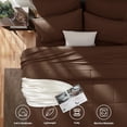 thumbnail image 2 of Queen Comforter Set, Dark Grey 7 Pieces Bed in a Bag All Season Bedding, with Stitch Quilted Comforter Flat Sheet Fitted Sheet Pillowcases, 2 of 9
