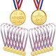 thumbnail image 1 of Juego de 20 medallas de ganador del premio Bronce Dorado con collares de cinta ER, 1 of 4