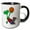 Black/White, variant on 3drose, Funny Cute Tree Frog Playing Basketball Slam Dunk Sports Cartoon, 15oz Mug