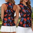 thumbnail image 4 of Aplkyhs 250th Anniversary Couple Golf Shirts Women Sport Cloth Moisture Wicking Suitable for Tennis Enthusiasts Machine Washable Soft and Comfortable, 4 of 6