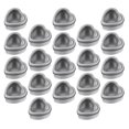 thumbnail image 1 of 20pcs Heart Shaped Tinplate Containers with Window for Candy, Jewelry, Sewing Kits & Travel Organizers – Durable & Wear Resistant Storage Boxes, 1 of 3