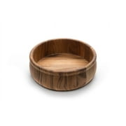 Ironwood Gourmet Large Bead Rim Petaluma Salad Bowl, Acacia Wood
