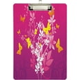 thumbnail image 2 of FMSHPON Butterfly Flower Clipboard Hardboard Wood Nursing Clip Board and Pull for Standard A4 Letter 13x9 inches, 2 of 7