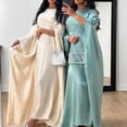 thumbnail image 5 of Spring Summer Sparkling Oversized Long Dress Women Batwing Sleeve Plus Size Robe, 5 of 11