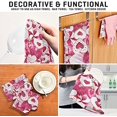 thumbnail image 7 of SKYSONIC 6 Pack Valentine's Day Love Heart Kitchen Towel 18"x28", Super Soft Absorbent Hand Towel Tea Towel Home Restaurant Tableware Cleaning Rag, 7 of 7