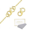 thumbnail image 4 of Alexcraft Double Opening Lobster Clasps, Silver and Gold Plated 925 Sterling Silver Lobster Clasp Jewelry Making Clasps Necklace Connectors for DIY Jewelry Making and Repairing, 4 of 7