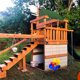 thumbnail image 5 of Toldo de techo para patio de juegos para niños, cubierta impermeable de repuesto, parasol de lona de repuesto, 43x90 pulgadas, color verde, 5 of 6