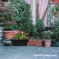 thumbnail image 4 of MasteelfCA 2 Sets Window Box Planter Rectangular Pot Planter Fence Shaped Flowerpot Garden Flower Pot For Balcony Windowsill Patio Garden, 4 of 9