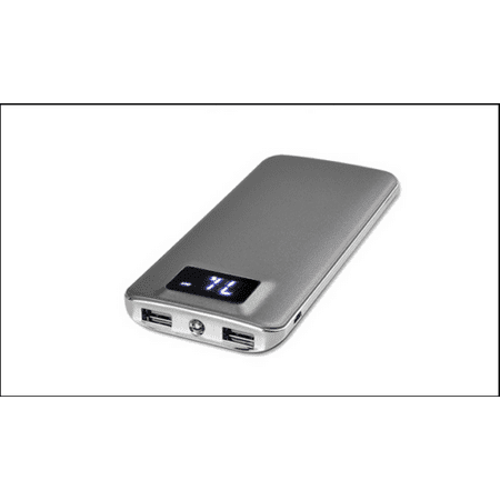 Portable 500000mAh LCD Power Bank External 2 USB Battery Charger For Cell