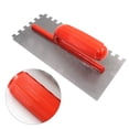 thumbnail image 3 of Mano de cemento Paleta con mango de plástico de acero al carbono de mortero enlujado paleta de pared alisado herramienta, 3 of 8