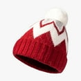 thumbnail image 2 of Yanyanz Caps, Casual Outdoor Fashion Woolen Knitted Warm Solid Women's Hat Wool Hat Baseball Caps, Baseball Caps Red One Size, 2 of 3