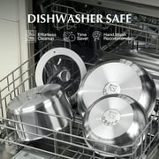 Koch Systeme CS Stainless Steel Cookware Set 7pcs with Detachable Handle