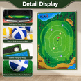 thumbnail image 4 of YUNIC Chip N' Stick Golf Games Set – Sticky Target Mat with Hook, Chip N' Stick Golf Balls & Hitting Mat, Indoor & Outdoor Use, 4 of 8