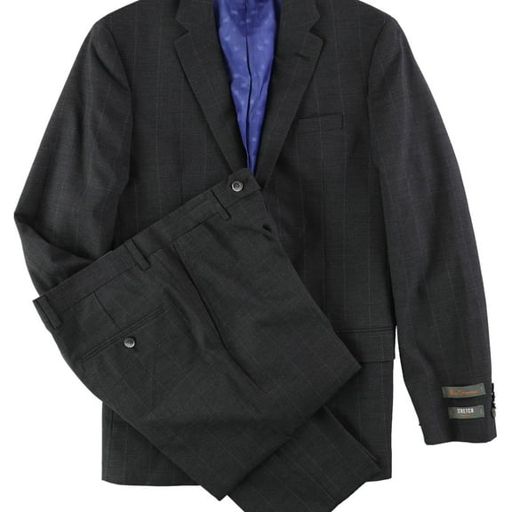 Ben Sherman Mens Stretch Formal Tuxedo, Grey, 38 Regular / 32W x UnfinishedL