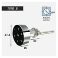 thumbnail image 2 of Door Lock, Smart Password Lock Touch Screen Digital Security Lock Wood Cabinet Keypad Drawer Office Digital Electronic Lock ,Easy to Install, 2 of 6