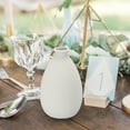 thumbnail image 3 of Unique Bargains Flower Vase, Ceramic Vases Matte Small Floral Vases for Home Decor, White, 3 of 5