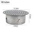 thumbnail image 2 of Outdoor Balcony Floor Drains Anti-blocking Drainage Roof Cover Rain Pipe Cap Stainless Steel Rooftop Floor Drain 50-200mm, 2 of 6