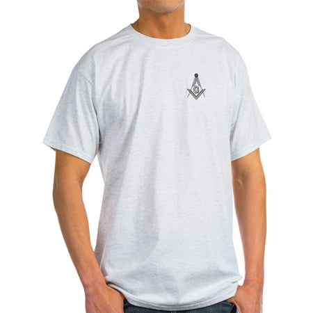 CafePress - Masonic Ash Grey T-Shirt - Light T-Shirt - CP