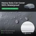 thumbnail image 2 of Waterproof Honda Civic(2006-2025) Car Cover with Breathable Vents, [2025 Upgrade] Premium Covers with Cotton Liner and Zipper Door, Sun Rain Snow Dust Uv Protection.(Gift with Towel), 2 of 10