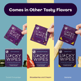 thumbnail image 3 of Sweetums Black Raspberry Flavored Wipes For Men, 3 of 9