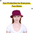 thumbnail image 2 of ORUYROP Unisex Washed Cotton Bucket Hat Summer Outdoor Cap, 2 of 6