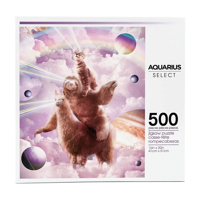 Rompecabezas Aquarius Random Galaxy Laser Eyes 500 piezas