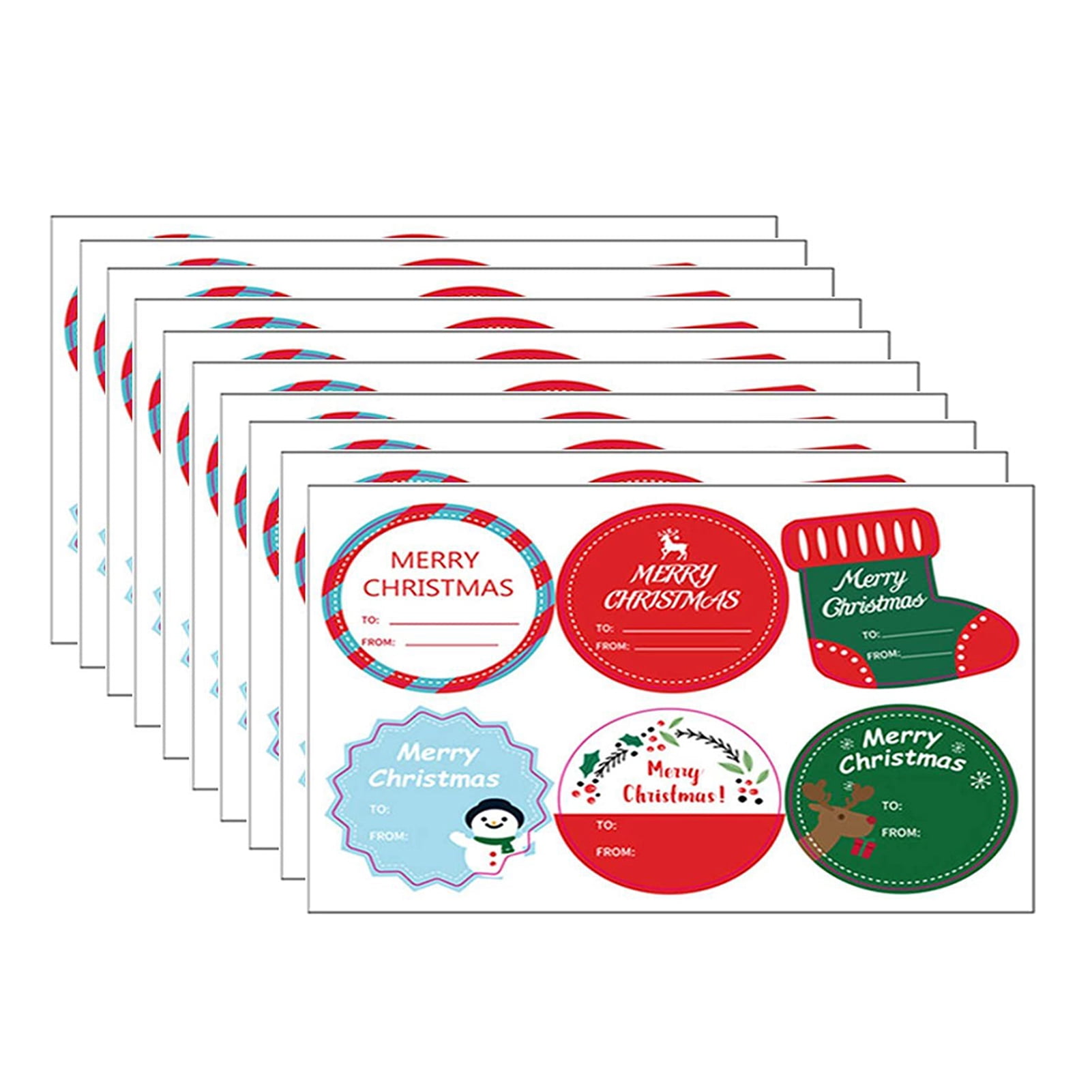 Walmart Christmas Gift Tags 