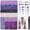 Purple, variant on 20000Pcs 3mm Multicolor Flatback Resin Rhinestones with 3Pcs 10ml B7000 Adhesive Glue, Blue Mixed Color Gem Stones for Nail Art, DIY Crafts, Shoes, Clothing, Tumblers, Diamond Painting & Bedazzling