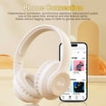 thumbnail image 6 of Wireless FM Radio Headphones with Bluetooth, Built-in Microphone, LED Display, Rechargeable & Portable Headphones, Soft Ear Muffs, FM Headset Radio Receiver for Meeting, Works, Hiking, Jogging, 6 of 12