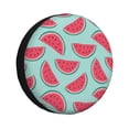 thumbnail image 1 of Fotbe Watermelon Funda de Llanta de Repuesto con Estampado, Engrosada, Ajuste Universal para Jeep, Remolque, RV, SUV, Camión-16 inch, 1 of 6